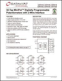 Click here to download CAT5118TBI-50-GT3 Datasheet