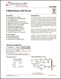 Click here to download CAT4240TD-GT3 Datasheet