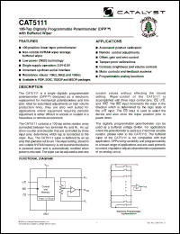 Click here to download CAT5111Y-00SOIC Datasheet
