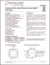 Click here to download CAT3644 Datasheet