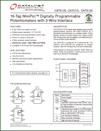 Click here to download CAT5121TBI-10-GT10 Datasheet