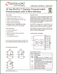Click here to download CAT5121SDI-00T10 Datasheet
