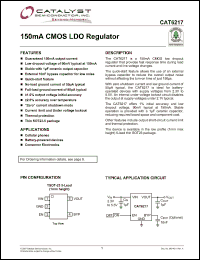 Click here to download CAT6217 Datasheet