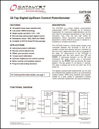 Click here to download CAT5128TBI-50 Datasheet