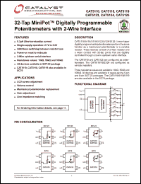 Click here to download CAT5118TBI-10-T10 Datasheet