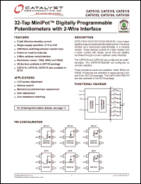 Click here to download CAT5119SDI-00-GT10 Datasheet