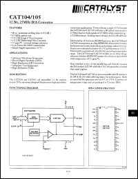 Click here to download CAT104KCI Datasheet