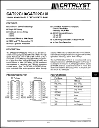 Click here to download CAT22C10C200 Datasheet