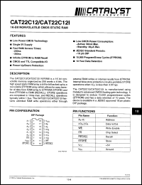 Click here to download CAT22C12C250 Datasheet