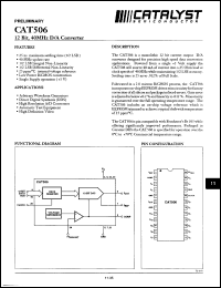 Click here to download CAT506AC Datasheet