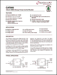 Click here to download CAT660_07 Datasheet