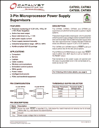 Click here to download CAT863 Datasheet
