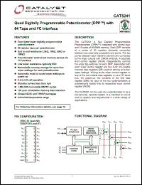 Click here to download CAT5241_08 Datasheet