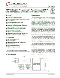 Click here to download CAT5133ZI-10-GT3 Datasheet