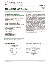 Click here to download CAT6217-150TD-GT3 Datasheet