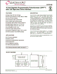 Click here to download CAT5132 Datasheet