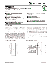 Click here to download CAT5259WI-50TE13 Datasheet