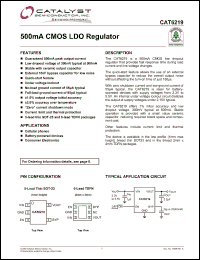 Click here to download CAT6219-180TD-GT3 Datasheet