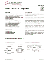 Click here to download CAT6219-285TD-GT3 Datasheet