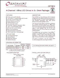 Click here to download CAT3614 Datasheet