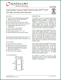 Click here to download CAT523_07 Datasheet