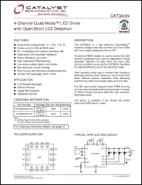 Click here to download CAT3604V Datasheet