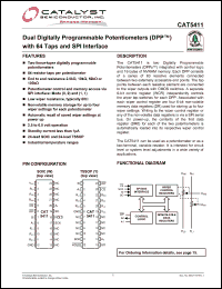 Click here to download CAT5411WI-50 Datasheet