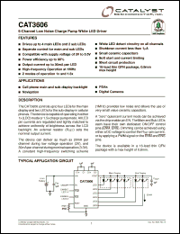 Click here to download CAT3606HS4 Datasheet