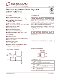 Click here to download CAT102_05 Datasheet