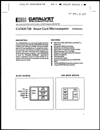 Click here to download CAT62C720 Datasheet