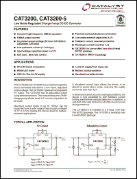 Click here to download CAT3200_07 Datasheet