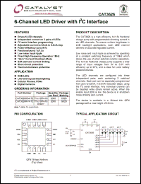 Click here to download CAT3626 Datasheet