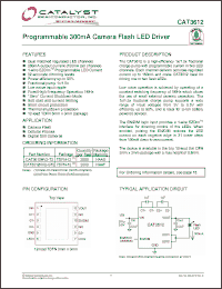 Click here to download CAT3612_08 Datasheet