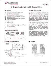 Click here to download CAT310W Datasheet