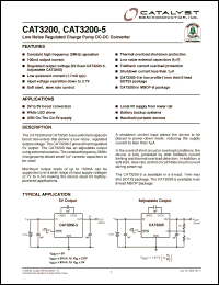 Click here to download CAT3200ZI-TE7 Datasheet