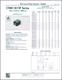 Click here to download CTMC1812F-100J Datasheet