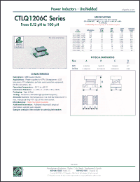 Click here to download CTLQ1206C-100M Datasheet