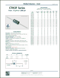 Click here to download CTM3F-470K Datasheet