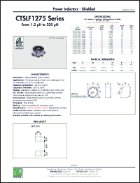 Click here to download CTSLF1275TF-220M Datasheet