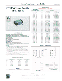 Click here to download CTSPW-309 Datasheet