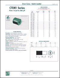 Click here to download CTDR1-471K Datasheet