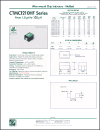 Click here to download CTMC1210HF-100K Datasheet