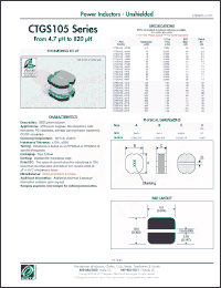 Click here to download CTGS105-150M Datasheet