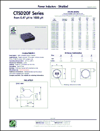 Click here to download CTSD20F-150M Datasheet