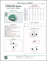 Click here to download CTDO3316 Datasheet