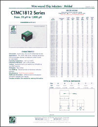 Click here to download CTMC1812-681J Datasheet