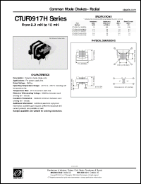 Click here to download CTUF0917H-601M1R0 Datasheet