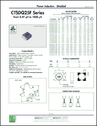 Click here to download CTSDQ25F-102M Datasheet