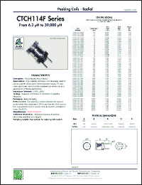 Click here to download CTCH114F-182L Datasheet