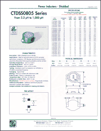 Click here to download CTDSS0805F-220L Datasheet